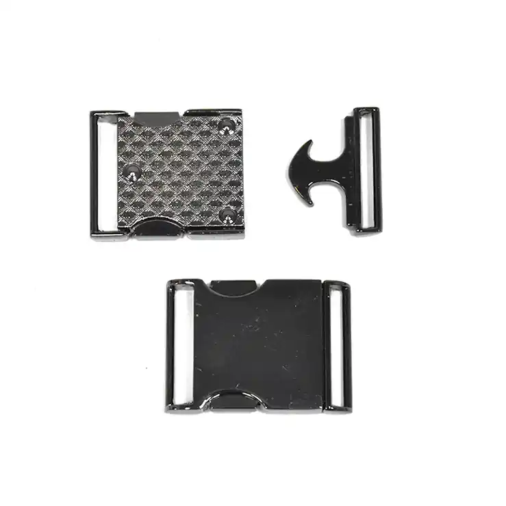 Metallschnalle, 25 mm, 23622-105, dunkelsilbern Hochwertig