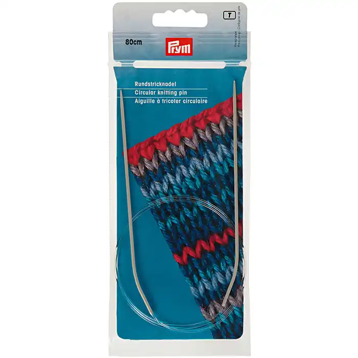 Rundstricknadeln, Prym, 211294, Länge 80 cm, Stärke 5 mm Must-Have