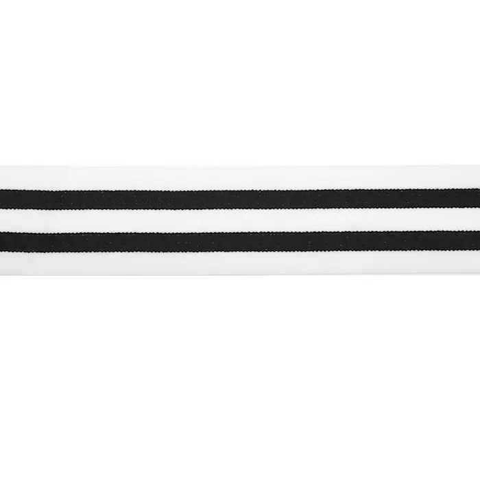 Elastikband, dekorativ, 40 mm, Streifen, 23404-369 Neu Im Sortiment