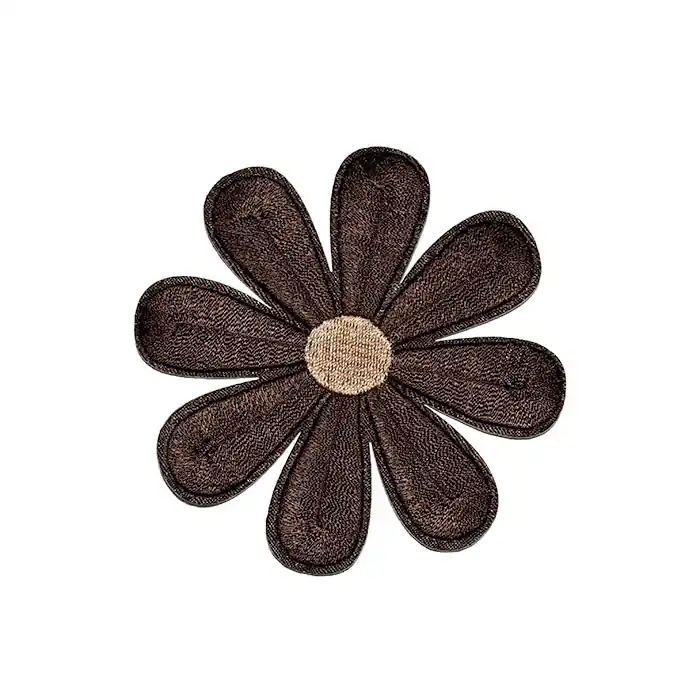 Heute Kaufen Applikation, floral, 18344-025, braun