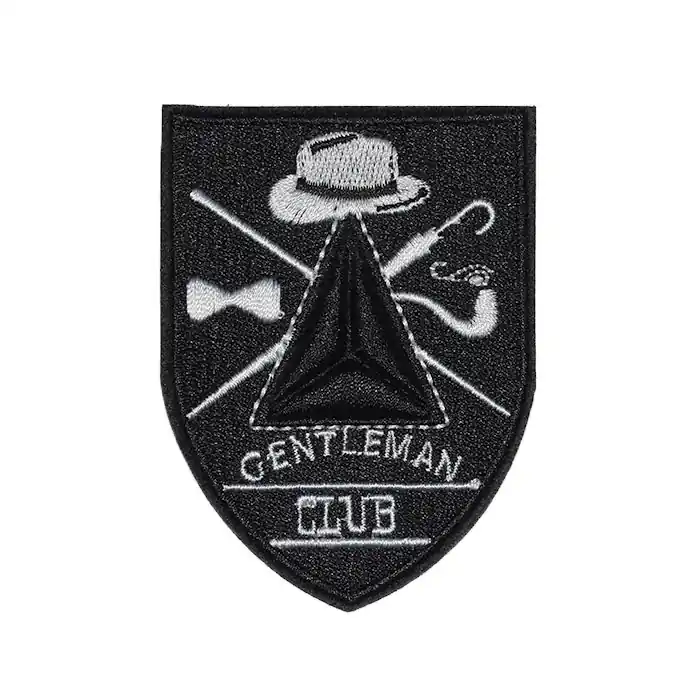 Applikation, Gentelman Club, 23609 Handgefertigt