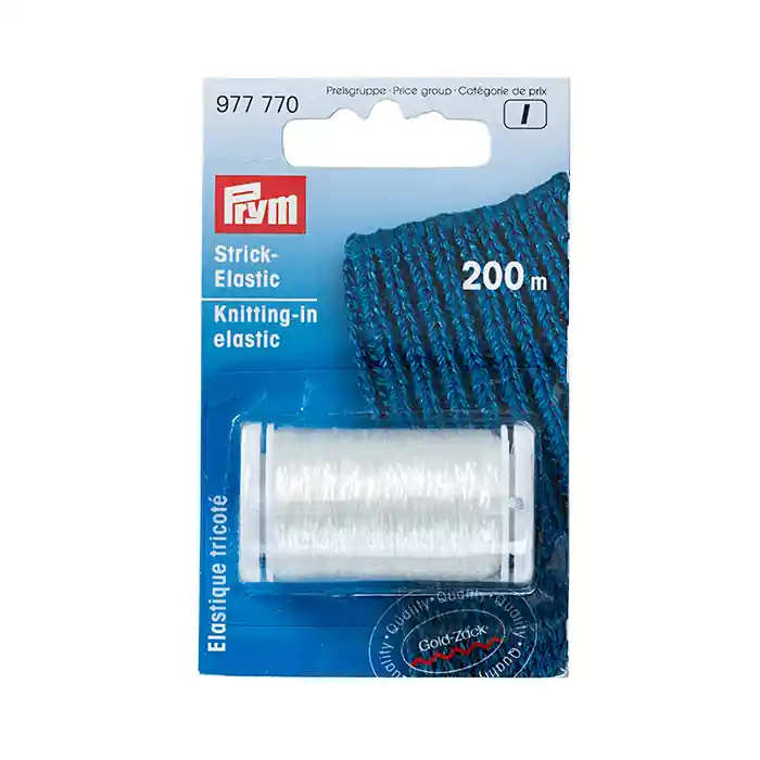 Strick-Elastic, Prym, 977770, transparent Mega-Angebot