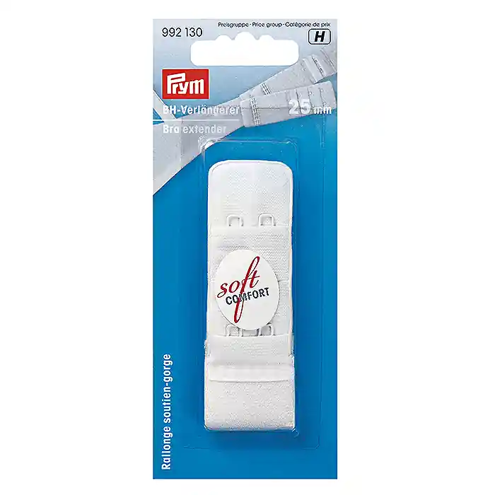 Super-Preis BH-Verlängerer, 25 mm, Prym, 992130, weiß