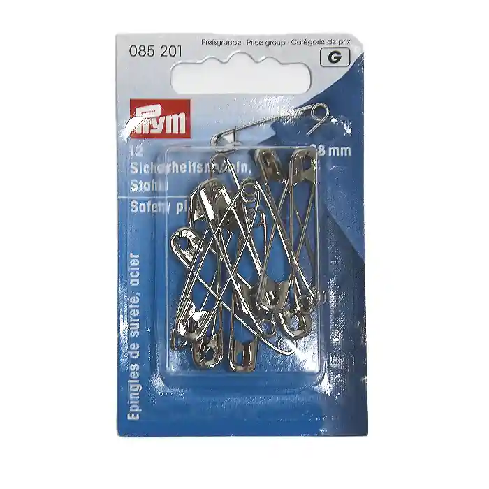 Sicherheitsnadeln, Prym, 38 mm, 85201, silber Gratis Versand