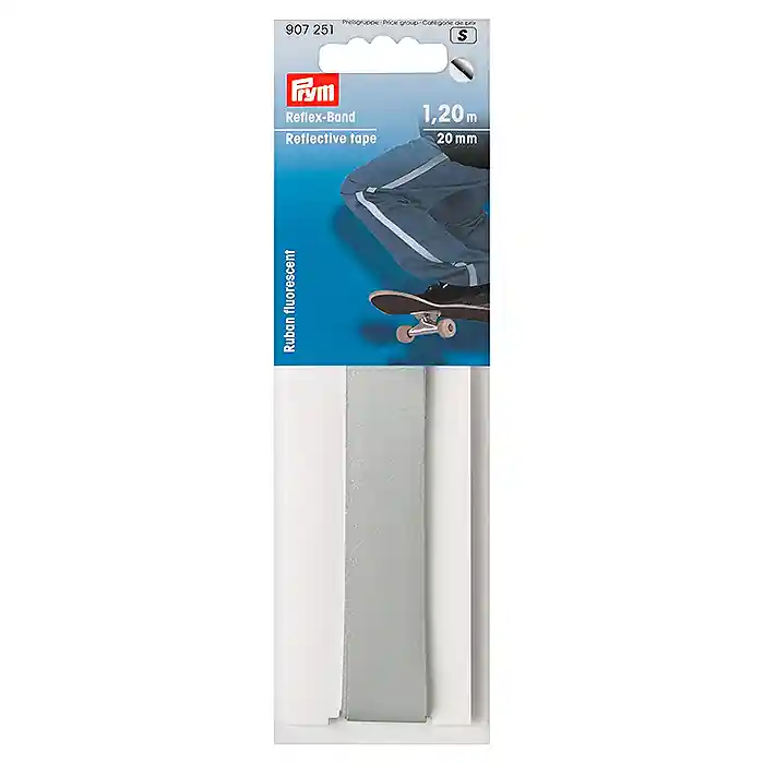 Reflex-Band, selbstklebend, 20 mm, Prym, 907261, silber Gratis Versand
