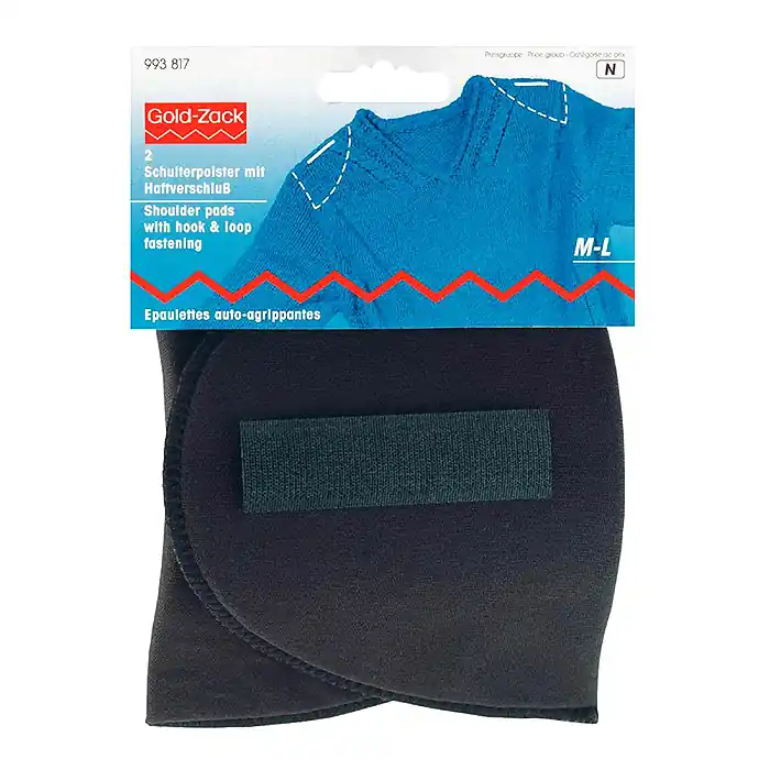 Günstig Schulterpolster mit Haftverschluss, Größe M-L, Prym, 993817, schwarz