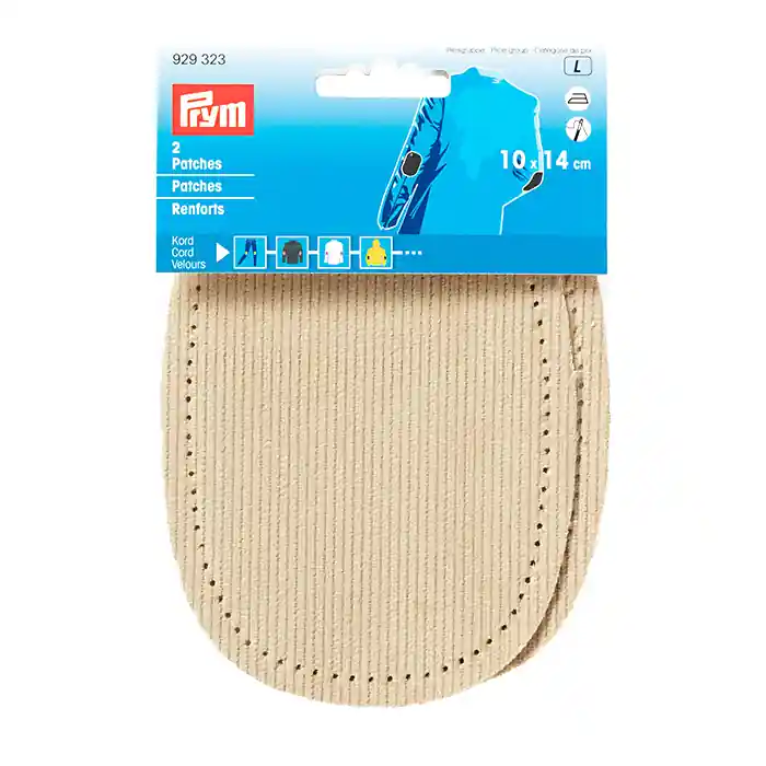 Patches, aufbügelbar, 10 x 14 cm, Prym, 929323, beige Beliebt