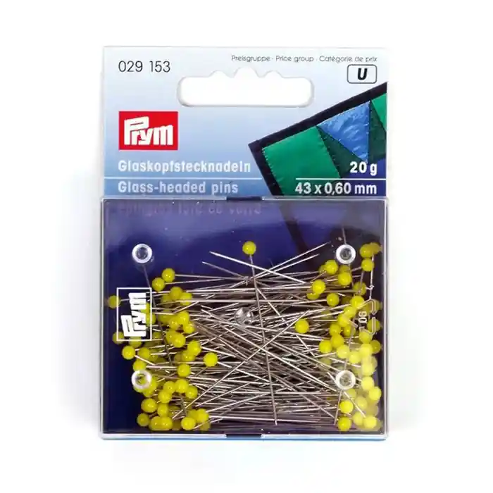 Neuheit Glaskopfnadeln, 0,6 x 43 mm, 20 g, Prym, 29153