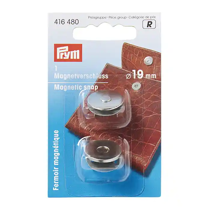 Bestseller Magnetverschluss, Prym, 416480, 19 mm, silber