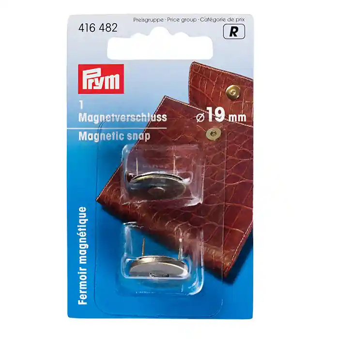 Magnetverschluss, Prym, 416482, 19 mm, altgold Begrenztes Angebot