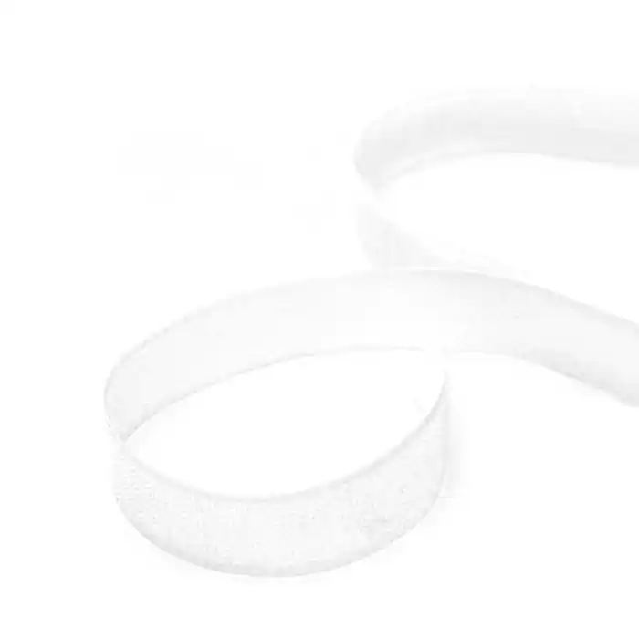 Klettband, selbstklebend, 20 mm, 16913, weiß Kostenloser Versand