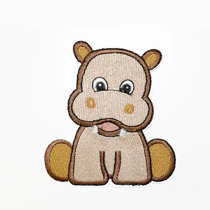 Neue Ware Applikation, Nilpferd, 19276-024