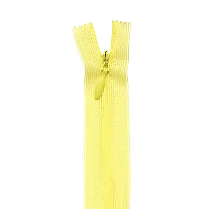 Weltweiter Versand Reißverschluss, nahtverdeckt, 22 cm, 4 mm, 22216-503, gelb