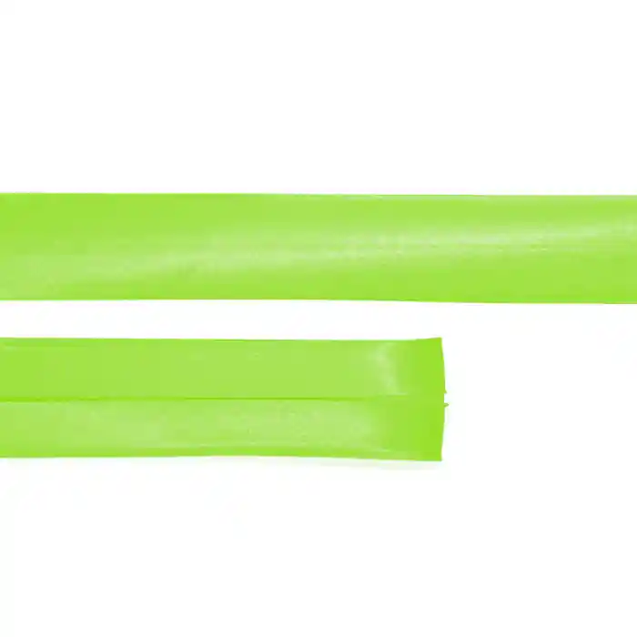 Schrägband, Satin, 23084-719, neongrün Mengenrabatt