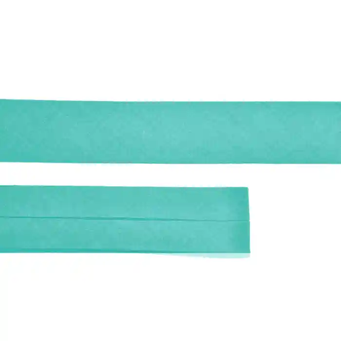 Schrägband, Baumwolle, 22891-74, türkis Kostenloser Rückversand