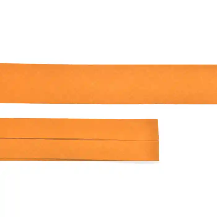 Solange Der Vorrat Reicht Schrägband, Baumwolle, 22891-57, orange