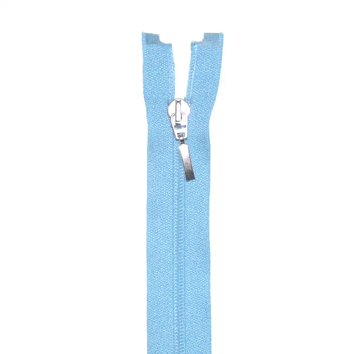 Schnäppchen Reißverschluss, teilbar, 80 cm, 6 mm, 18302-504, hellblau