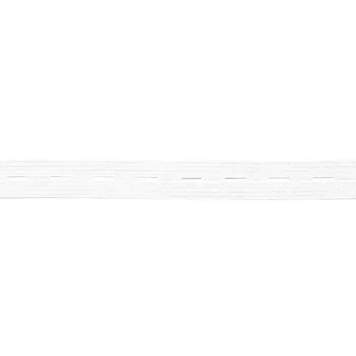 Premium Lochgummiband, 15 mm, 22257-001, weiß