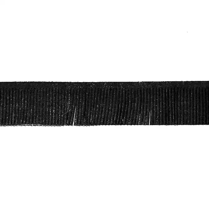 Fransen, Wildleder, 5 cm, 22260-002, schwarz Letzte Chance