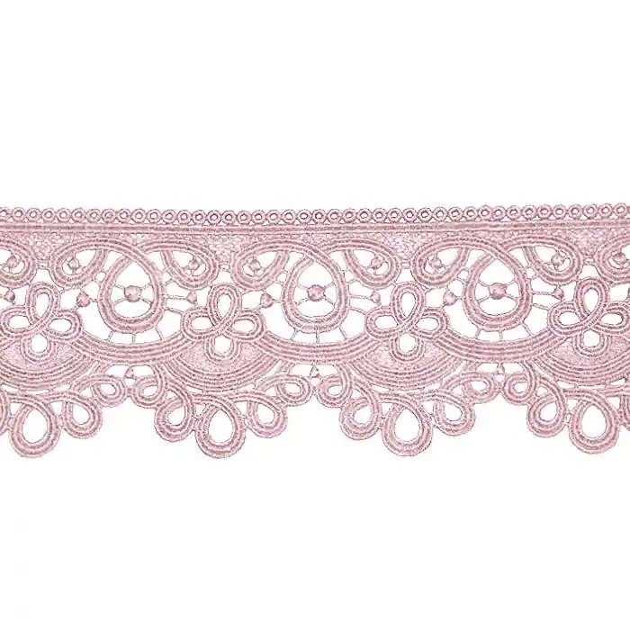 Neu Spitze, 80 mm, Ornament, 21978-055, rosa