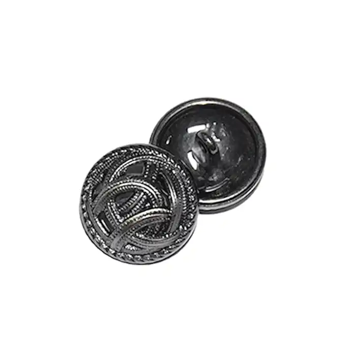 Knopf, modisch, 25 mm, 22198-108, silber Preis Gesenkt