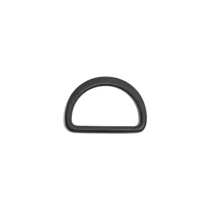 Mega-Angebot Halbring, metallisch, 25 mm, 22204-130, mattschwarz
