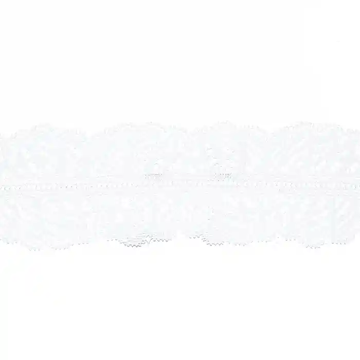 Spitze, elastisch, 50 mm, 22138-001, weiß Sale