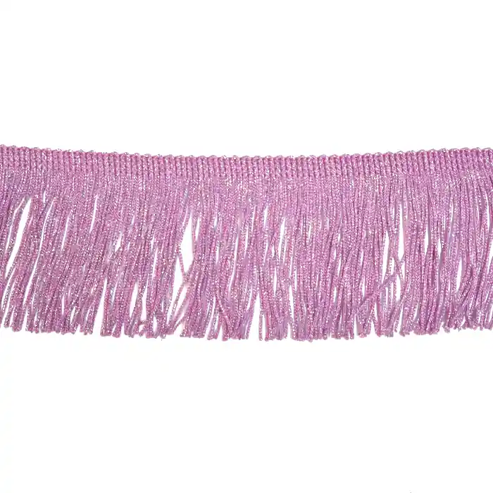 Fransenband, Lurex, 7 cm, 21536-169, rosa Wochenendangebot