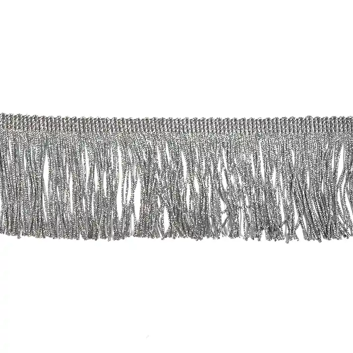 Angebot Fransenband, Lurex, 20 cm, 21537-036, silber