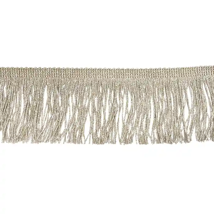 Fransenband, Lurex, 20 cm, 21537-055, natur Preiswert