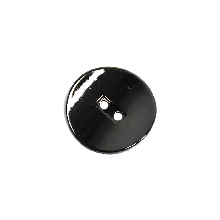 Metallknopf, modisch, 25 mm, 22122-105, schwarz Begrenztes Angebot