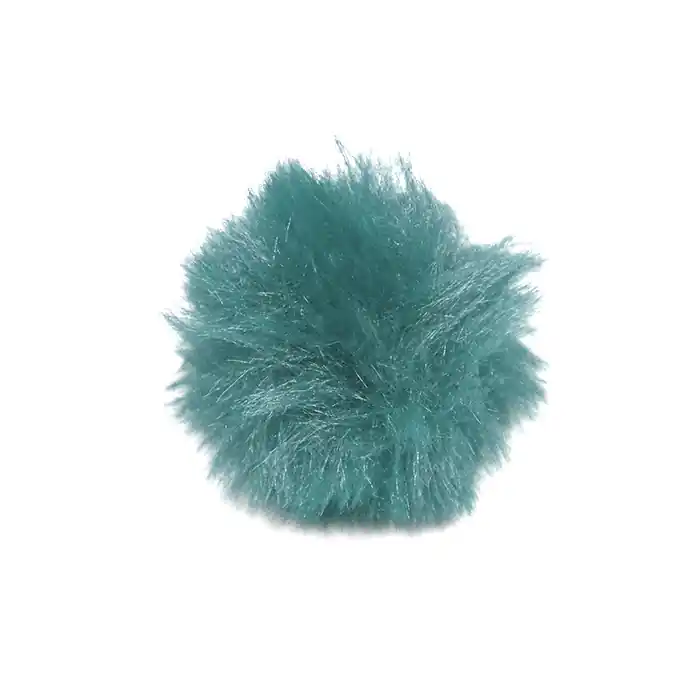 Premium Bommel, Kunstpelz, 5 cm, 22106-018, petrol