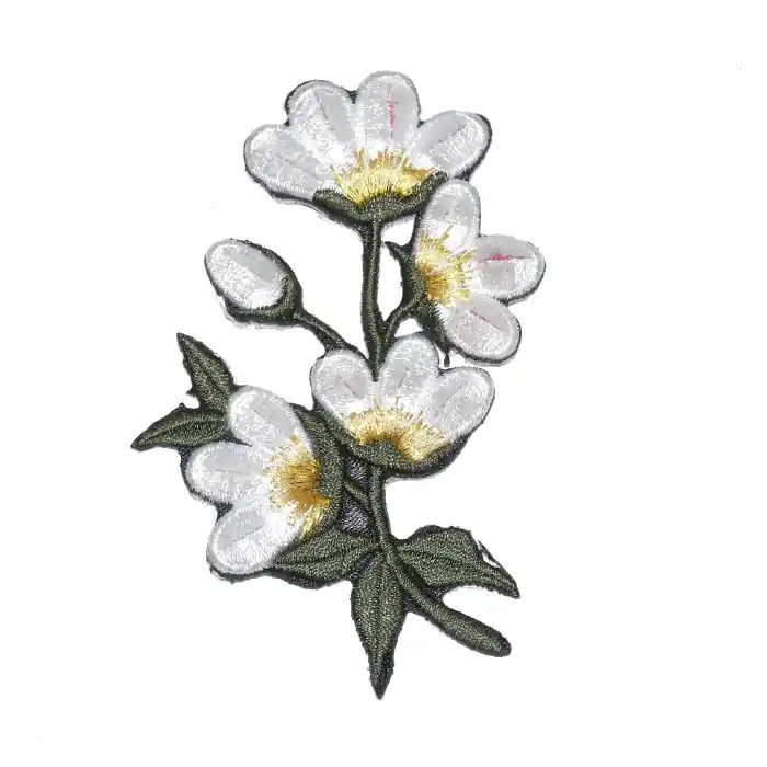 Hochwertig Applikation, floral, 22109-001