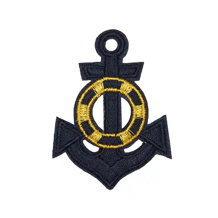 Applikation, maritim, Anker, 19271-001, blau Mengenrabatt