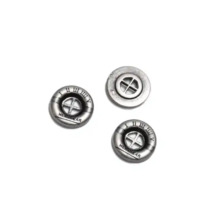 Knallerangebot Metallknopf, 13 mm, 21584-103, silbern