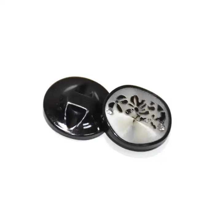 Sonderaktion Knopf, für Anzügen, floral, 21mm, 20442-001