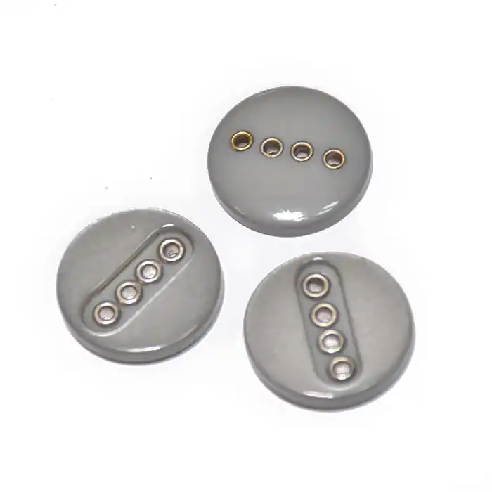 Exklusiv Knopf, für Anzüge, 20mm, 20181-020, grau