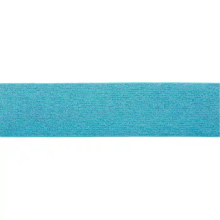 Schneller Versand Elastikband, 25mm, Pailletten, 19567-31359, türkis