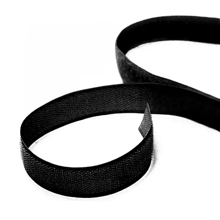Klettband, 20 mm, 16914-2, schwarz Premium