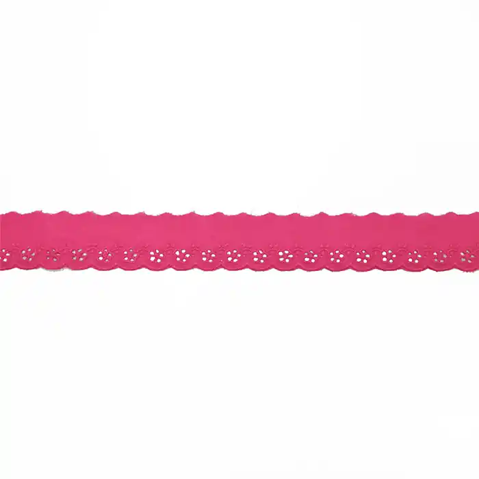 Spitze, gestickt, 19557-007, pink Preisknaller