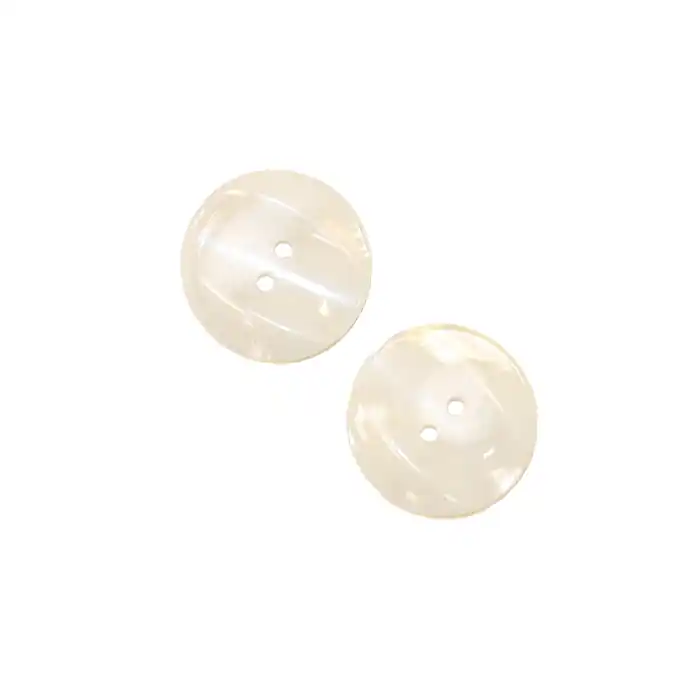 Knopf, für Anzüge, braun, 25mm, sahne Premium