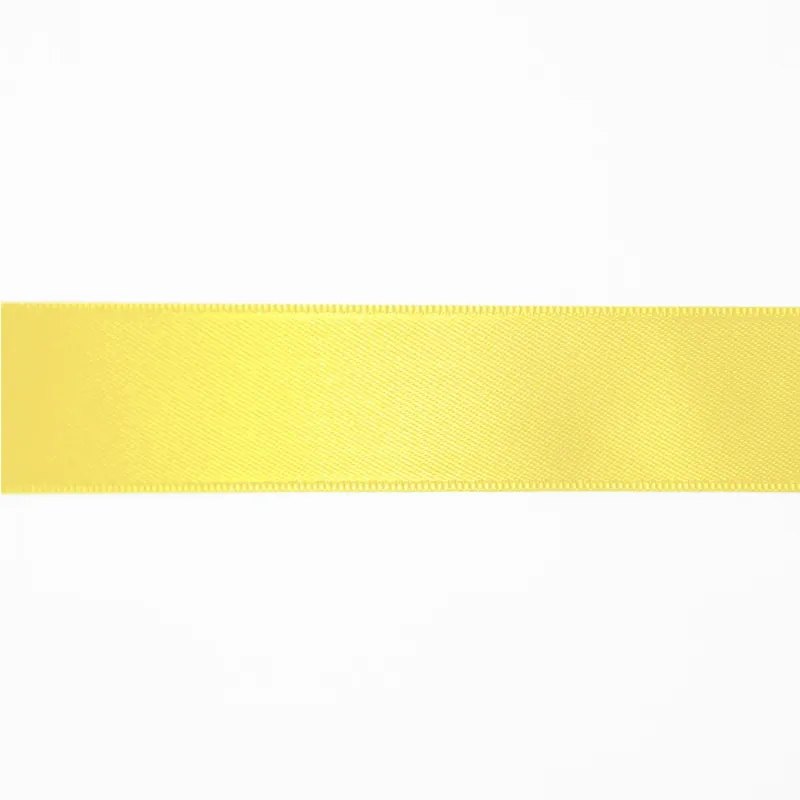 Echt Band, Satin, 25 mm, 15460-1009, gelb