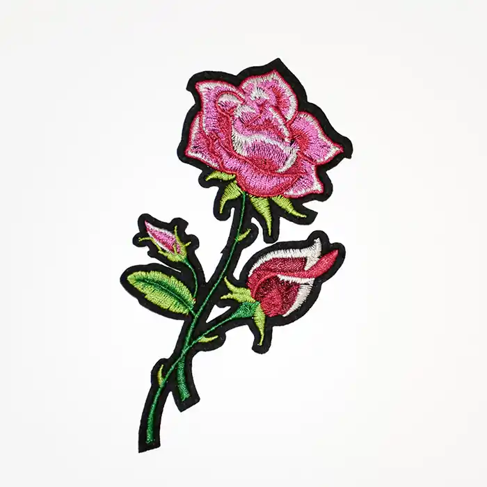 Applikation, Rose, 18940-006, rosa Markenware