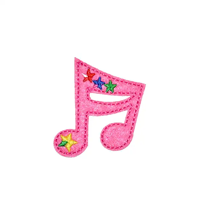 Billig Applikation, Note, 18921-006, rosa