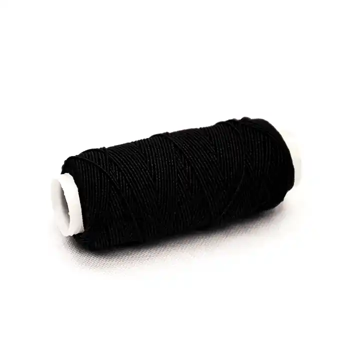 Schnäppchen Nähfaden, elastisch, 18042-002, schwarz