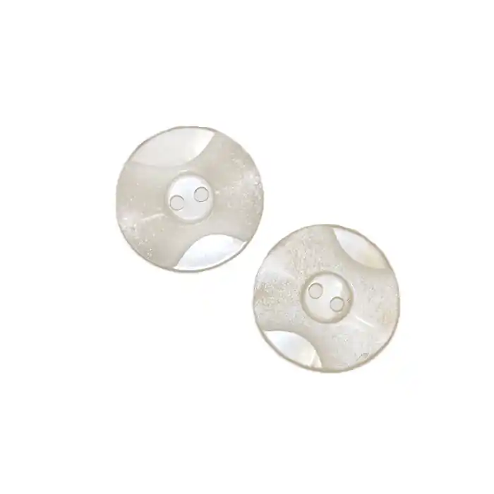 Ab Werk Knopf, für Anzüge, 24mm, 4840-3, sahne