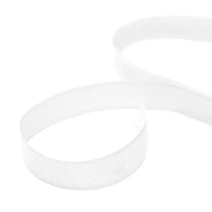 Klettband, 20 mm, 00394-111, weiß Heißes Angebot