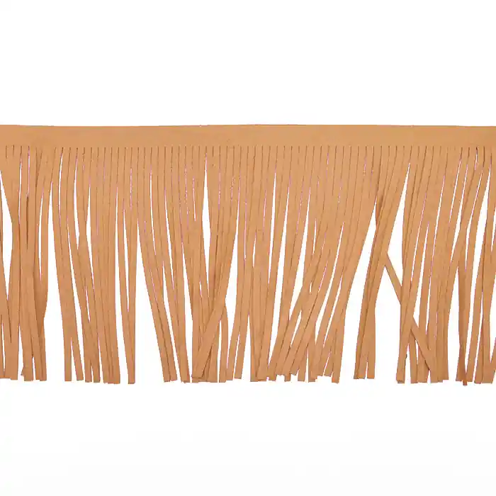 Fransen, Wildleder, 12 cm, 17275-28005, sandig Preisreduziert