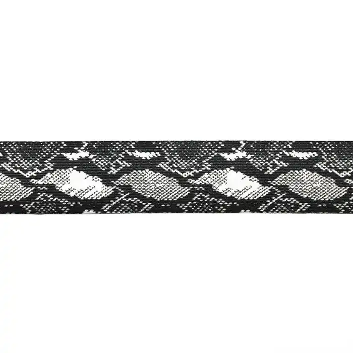 Sofort Bestellen Elastikband, Schlangendruck, 40mm, 16508-10345