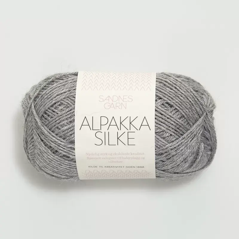 Aktuell Alpakka Silke 1042 – Sandnes